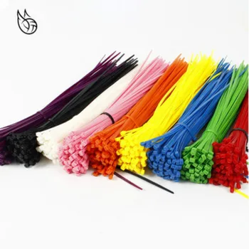 

200 mm self-locking nylon strap 8 inches 100 9-colour plastic zipper straps