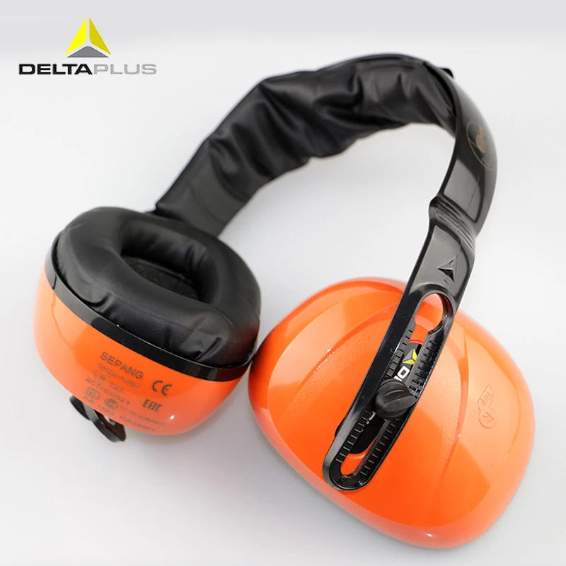 Deltaplus Anti-noise Earmuffs Working Sleeping Noise reduction Ear Protector Soundproof Headset Protective ear muffs SNR29dB Deltaplus Anti-noise Earmuffs Working Sleeping Noise reduction Ear Protector Soundproof Headset Protective ear muffs SNR29dB