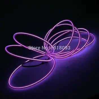 

High-grade 10 Colors available 10Meters 5.0mm Flexible EL wire LED Strip Neon Lights Glowing products DC-3V Drive Light-up