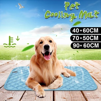 

Pet Cooling Mat Pad Dogs Pet Comfort Pet Bed Cooler Mat Pad Indoor Summer Heat Relief Cushion Cooling Mat Seat Pad Mattress SML