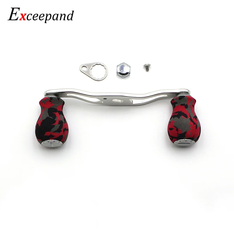 Exceepand Red Camouflage Knobs Fishing Reel Handle for Abu Garcia Daiwa Baitcasting Reel Repair Exceepand Red Camouflage Knobs Fishing Reel Handle for Abu Garcia Daiwa Baitcasting Reel Repair
