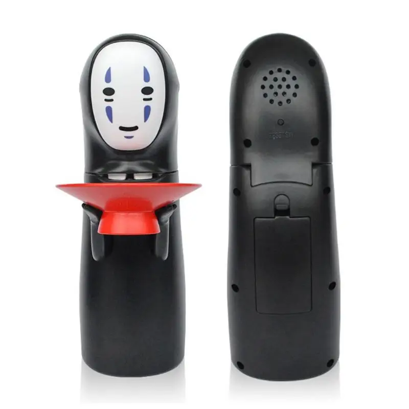 Spirited Away No Face Man Electronic Money Box Ghost Figure Coin Cartoon Piggy Bank Funny Faceless Man Ghost Figure Saving Box