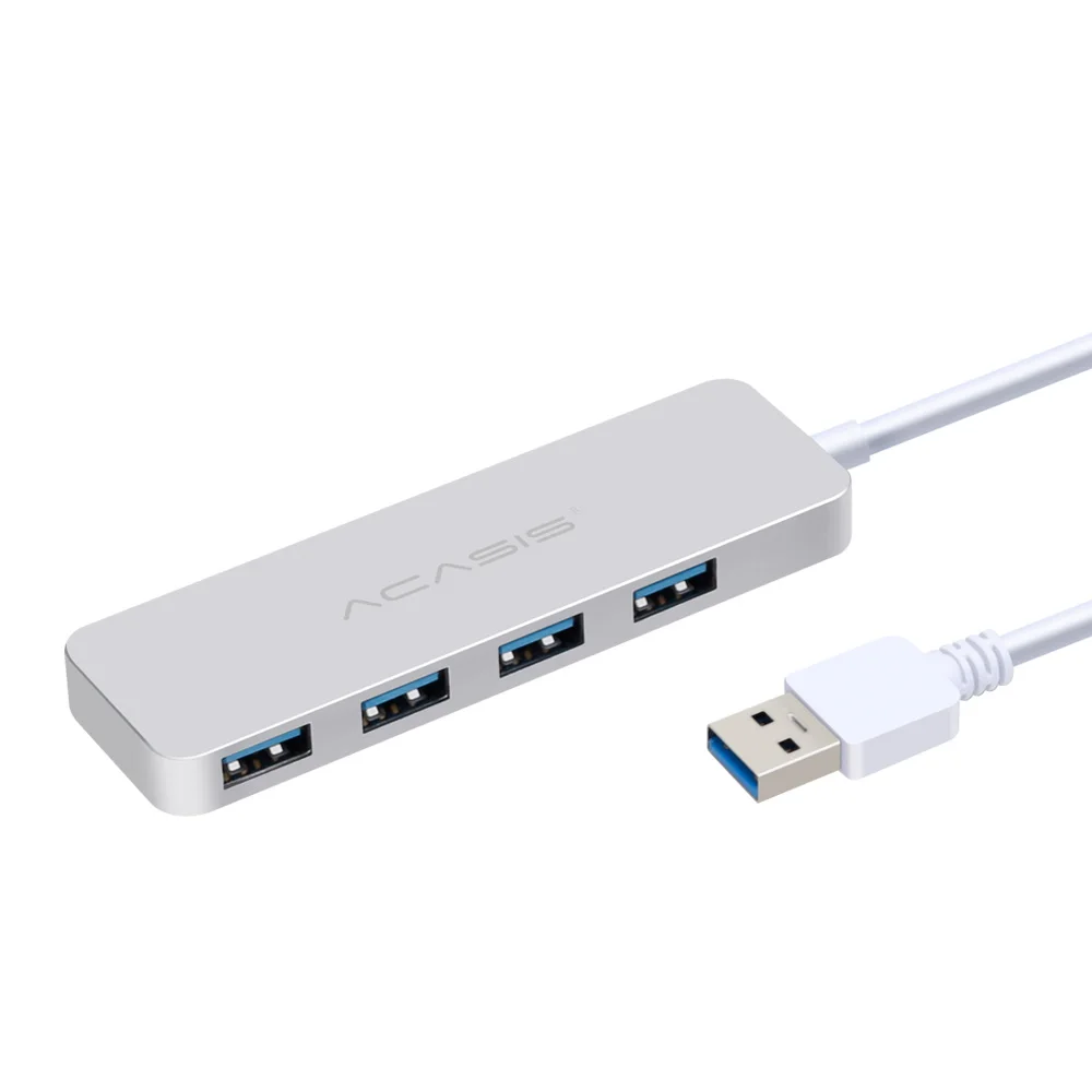 Новый тонкий Высокоскоростной USB концентратор Acasis 3 0 переключатель внешний 4