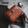 Amberler-Bolso de hombro de piel sintética para mujer, bandoleras cruzadas informales, bolsos de viaje ► Foto 3/6