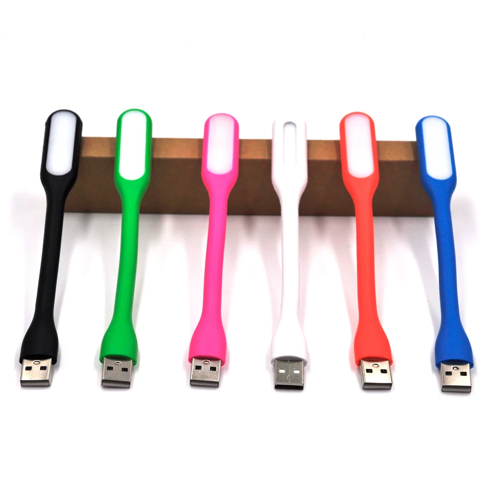 6 Color USB Fan Flexible Portable Removable USB Mini Fan and Light Lamp for All Power Supply USB Output USB Gadgets,Color E