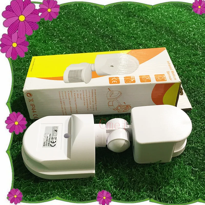 IP44 DC9-24V 180 Degree Security PIR Motion Movement Sensor Detector Switch Adjustable pir sensor inductive switch 12 Meter YY (11)