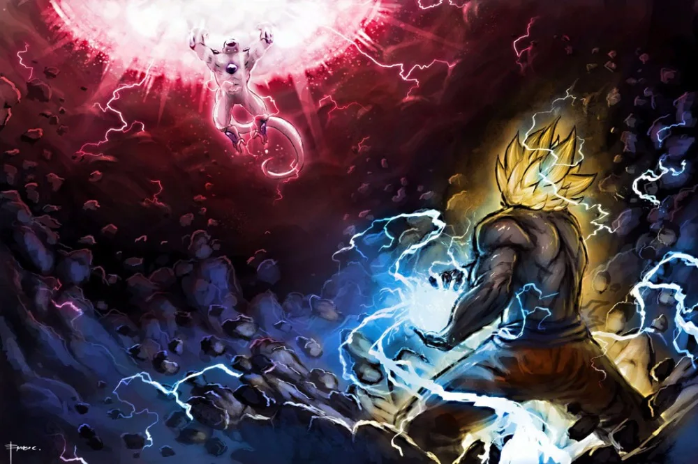 8420 Dragon Ball Z 2015 Японии аниме-настенный Стикеры Книги по искусству плакат для