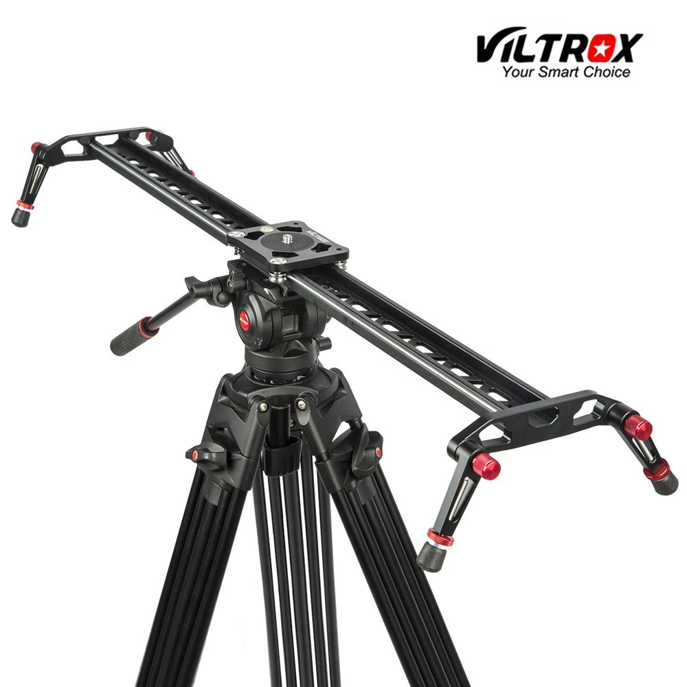 

Viltrox Vh-80 80cm Aluminum alloy 4 Bearings DSLR Camera DV Slider Track Video Stabilizer Rail Dolly 10KG for Video Camcorder