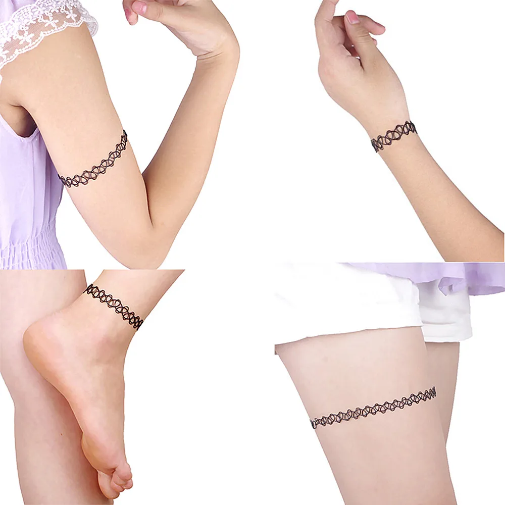 Fashion Clavicle Circular Anklets Leg Holiday Seaside Resort Beach Jewelry Water Drop Cobwebbing