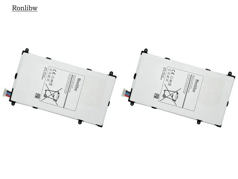 Ronlibw 2 шт 4800mAh T4800U T4800E запасная батарея для Samsung Galaxy Tab Tablet Pro 8 4 дюймов &quotT325 T321 T320