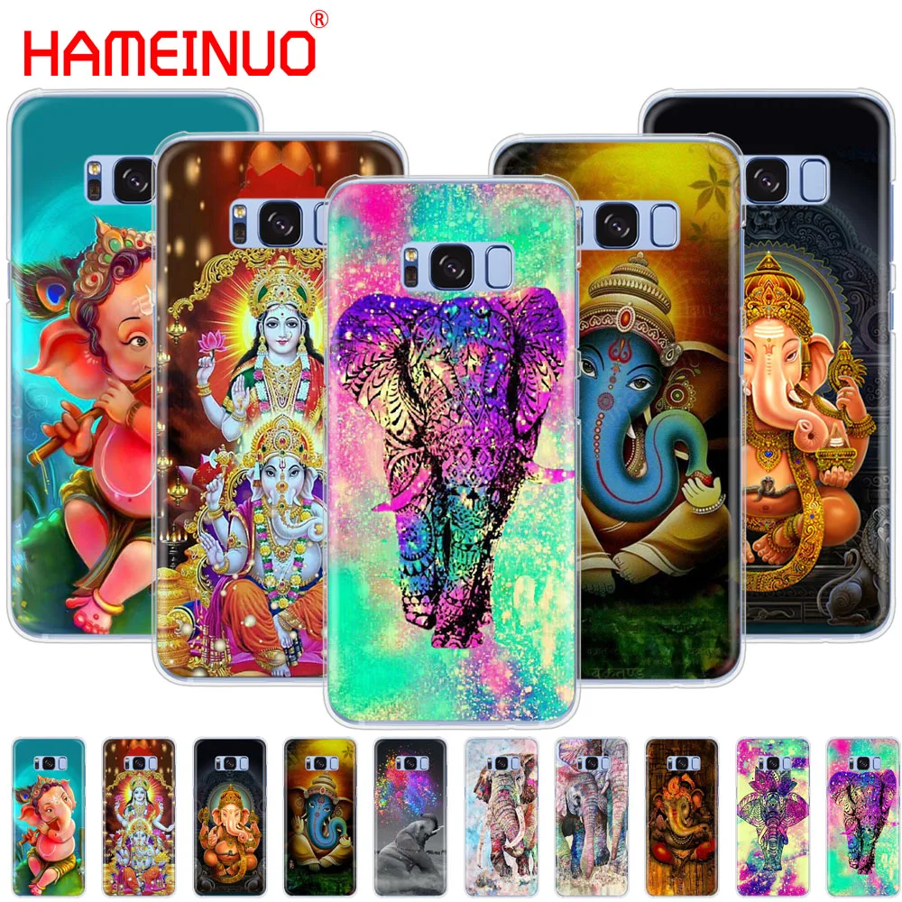 HAMEINUO Ganesha чехол для сотового телефона с изображением слона индуического Бога Samsung