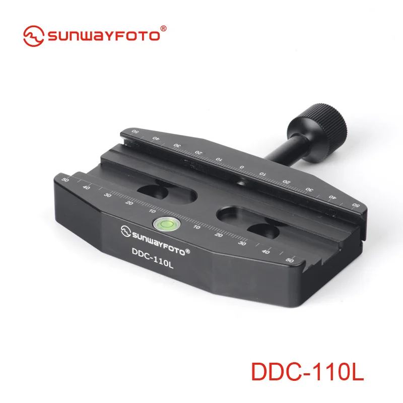 

SUNWAYFOTO DDC-110L 110mm Screw-knob Release Clamp for Tripod Head Leveling Base Suit for Large format DLSR and Telephoto Lens