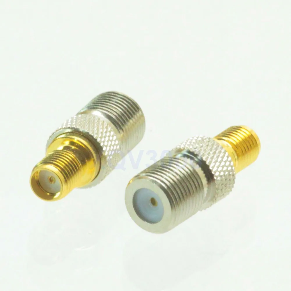 10pcs Adapter converter F TV female jack to SMA female jack for Antenna