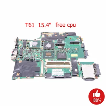 

NOKOTION 42W7876 44C3928 Main board for lenovo IBM thinkpad T61 laptop motherboard 965PM DDR2 15.4" ATI 128M graphics free cpu