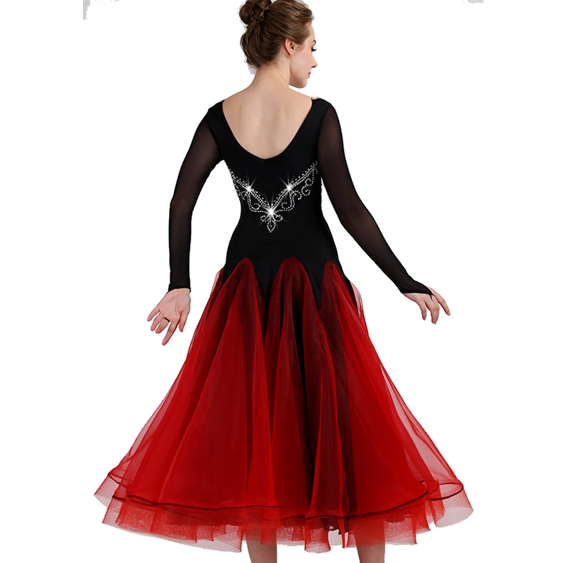 Бального танца Конкурс платья Для женщин Латинской Танго для танцевального конкурса костюмы вальс современные танцевальные костюмы S-XXL