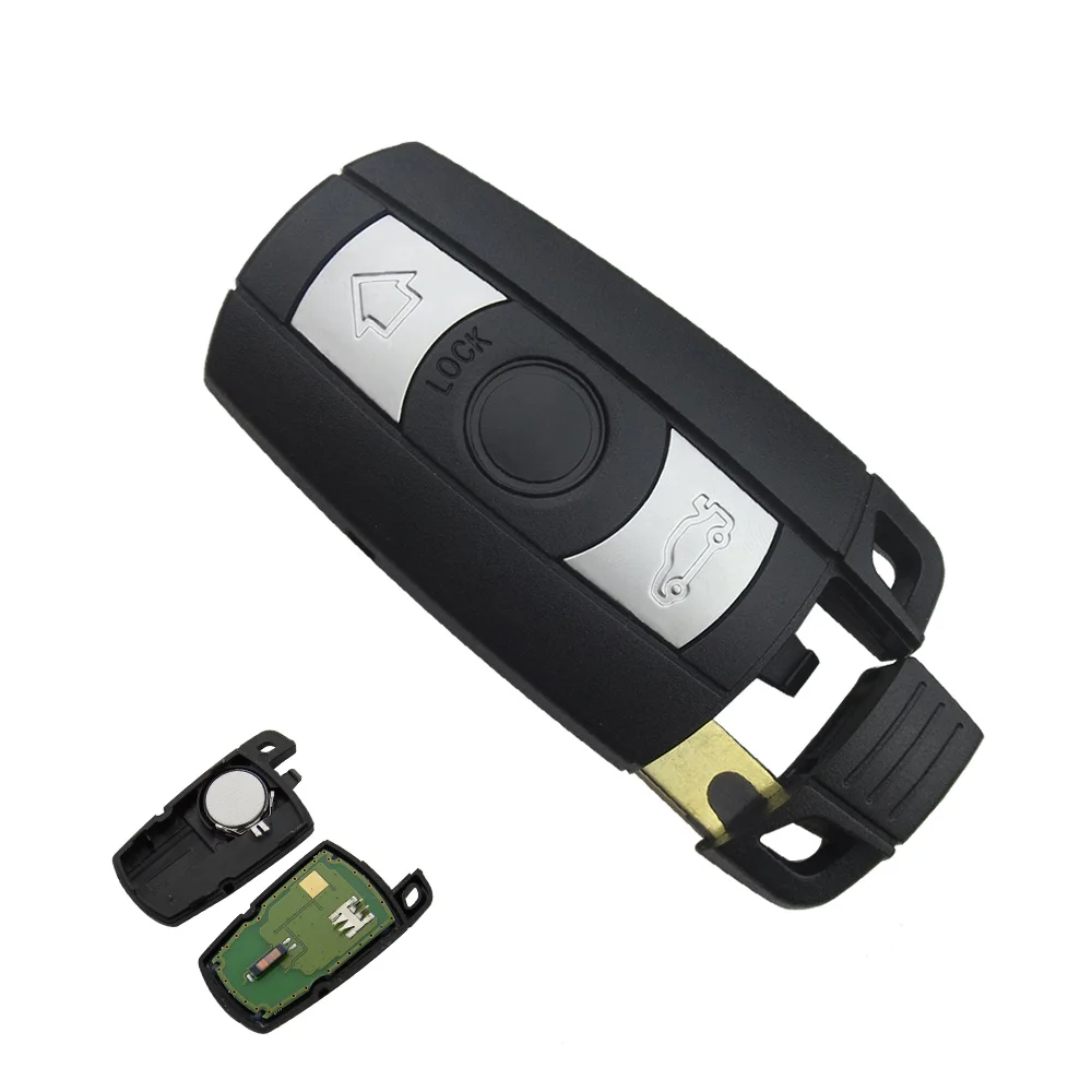 OkeyTech 3 кнопки 315 МГц 433 868 для BMW 5 серии X1 X6 Z4 CAS3 ID46 PCF7945 чип Автомобильный пульт