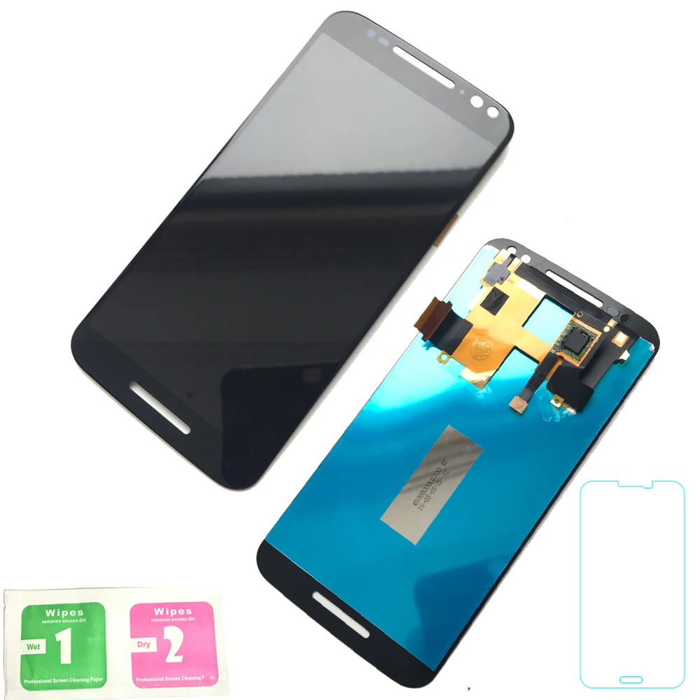 

100% Tested LCD Display Screen Touch Digitizer Replacement For Motorola Moto X style X3 XT1575 XT1572 XT1570 Black/White