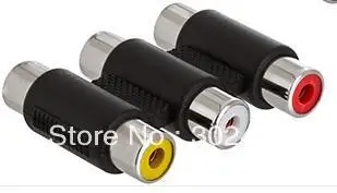 

6pcs RCA Adapter ,3 RCA Jacks to 3 RCA Jacks Coupler