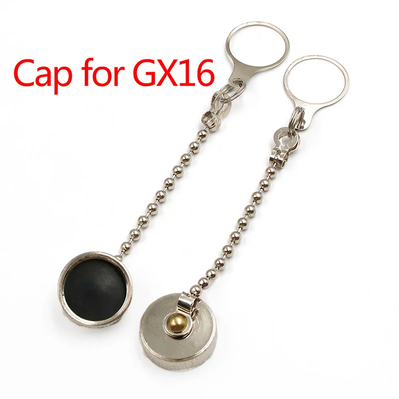 1 комплект 5/" GX16-2/3/4/5/6/7/8/9/10 штифтов Мужской Женский 16 мм Комплект фильтров с круговой разъем провода M16 GX16 авиационный разъем металла - Цвет: GX16 Cap