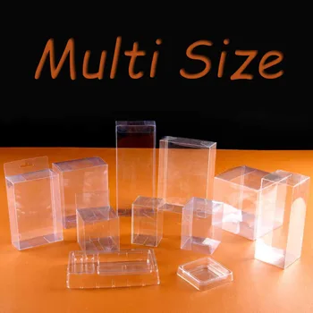 

Different Sizes Plastic Clear PVC Boxes Transparent Waterproof Gift Box PVC Plastic Packaging Box For Souvenir/Candy/Toys 7/9