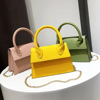 

New Bright Colors Women Leather Crossbody Bag Shoulder Bag Fashion Temperament Handbag Girls Evening Party Retro Messenger Bags