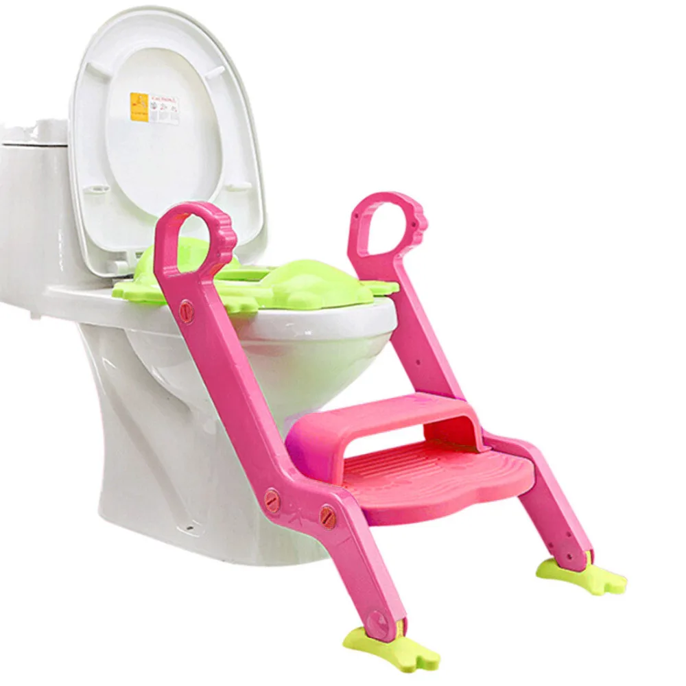 Bacio bebé Criança Assento Do Vaso Sanitário com Passos Escada Potty Infantil da Segurança Do ...