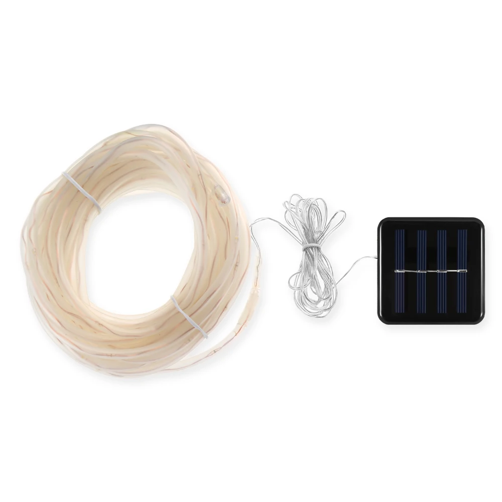 

Original 100-LED Strip Lights LED Light Lamp Hollow Soft Tube Copper Wire String Light Lamp Solar Powered LED Lamp For Decor 1pc