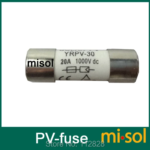 

1 unit of PV solar fuse 20a 1000VDC fusible 10x38 gPV