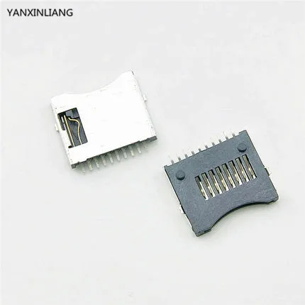 

10Pcs TransFlash TF Micro SD Card Socket Plug Adapter Connector