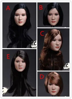 

1/6 Head Sculpt ZCTOYS 1/6 T-06 Asian actress Head Carving Model For 12" Action Figure