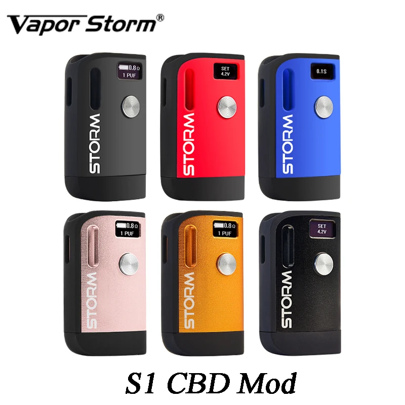 Оригинальный пара шторм S1 КБР Mod электронная сигарета поле с 800 mAh Встроенный