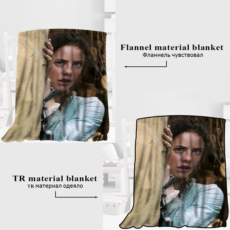 HEARMNY كايا Scodelario بطانية النوم غطاء البطانيات اليوغا كنبة مكتب بطانية السرير غطاء السفر الدافئة رمي البطانيات
