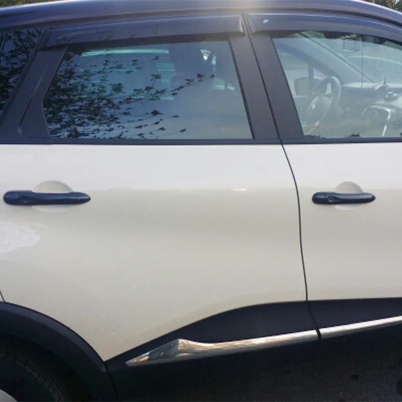 Для Renault Captur Kaptur Samsung QM3 2013 2018 ABS наклейка на ручку из углеродного волокна набор