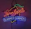 Custom Leinenkugel's Summer Shandy Glass Neon Light Sign Beer Bar