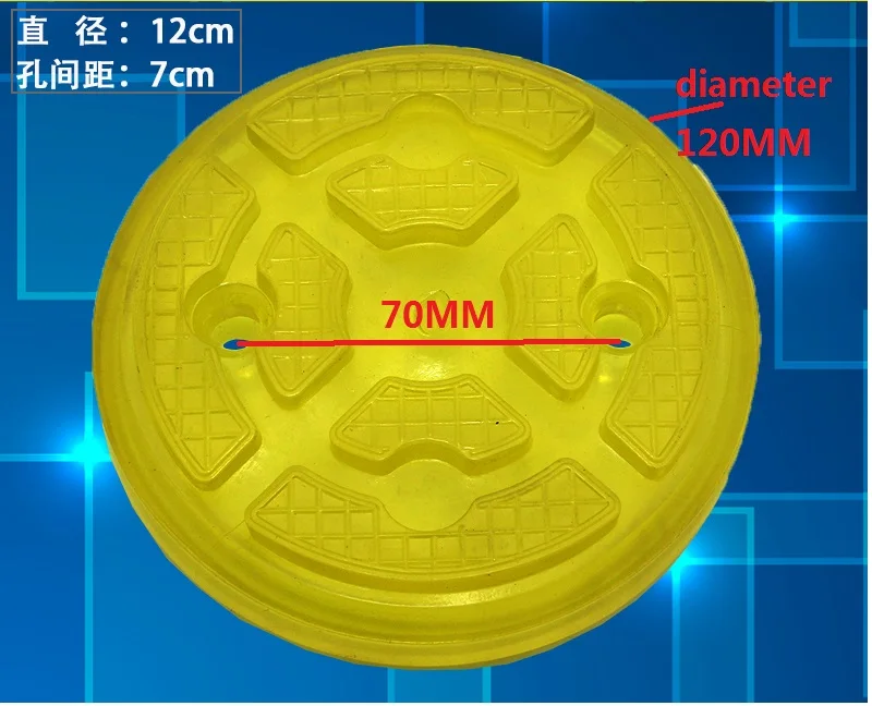 4pcs durable car lift Lifting machine accessories round oujin rubber mount pads riser pads