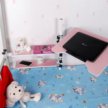 

Foldable storage bed computer table bedroom laptop computer desk female student dormitory artifact small table