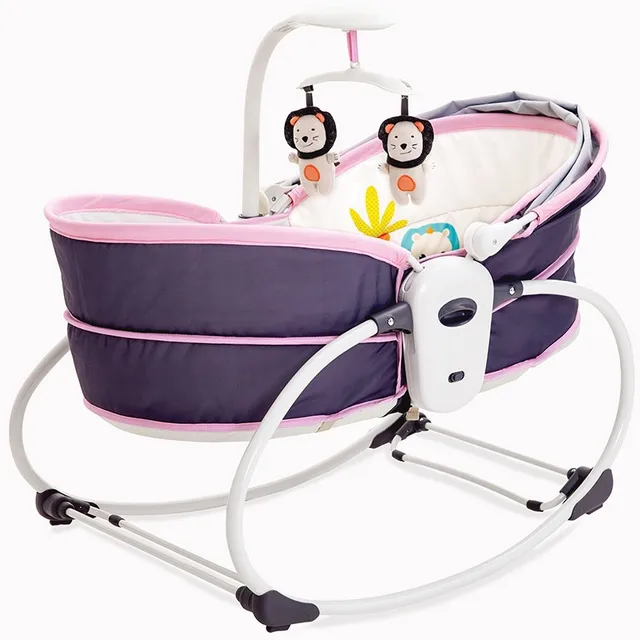 Baby electric baby cradle vibration crib in bed rocking chair can do shaker recliner basket