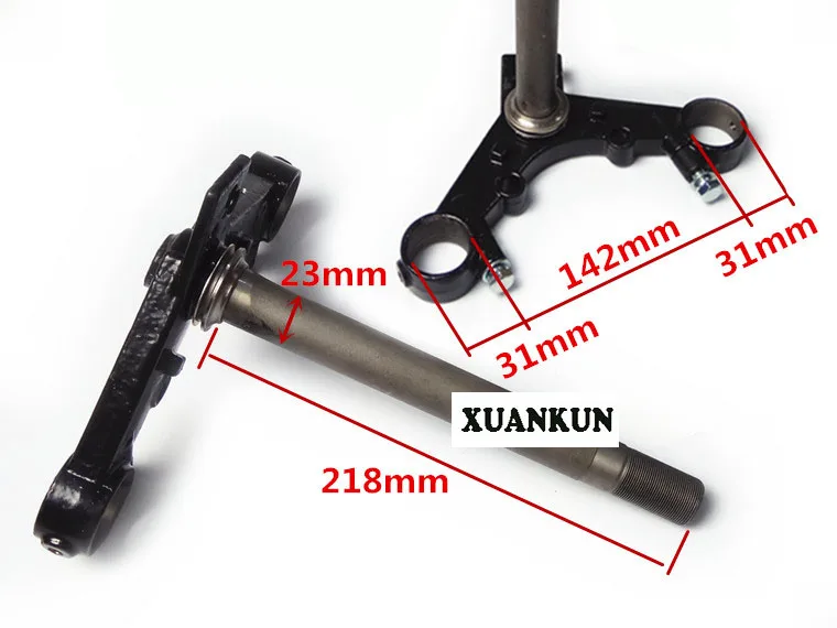 CG125 JH70 WY125 Retro-refitted Widened Column Kit for 120 Tyres