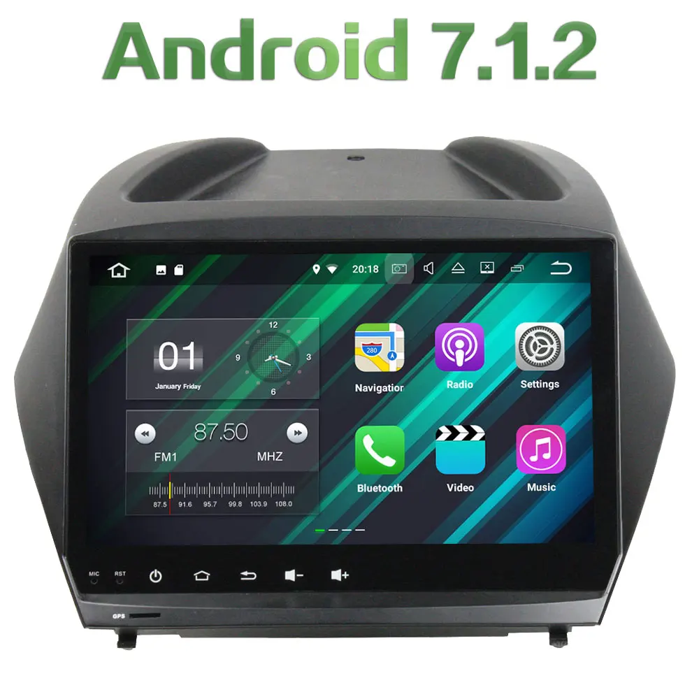 2 din Android 7 1 2 Quad core 9 2GB RAM 16GB ROM GPS Navigation Car