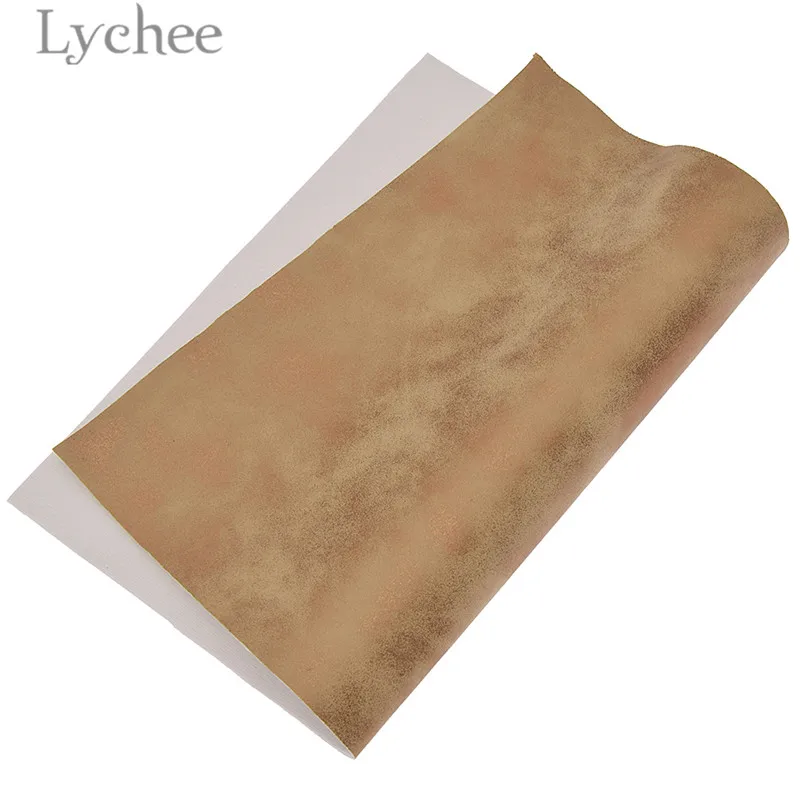 Lychee Life 21x29 см A4 металлические, из полиуретановой кожи ткань высокого качества Синтетическая Кожа DIY материал для сумок одежды - Цвет: 2