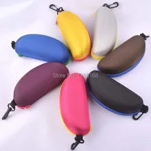 5 шт./лот солнцезащитные очки чехол для солнцезащитные очки с застежкой жесткий ЕВА модные очки поле 7 цветов