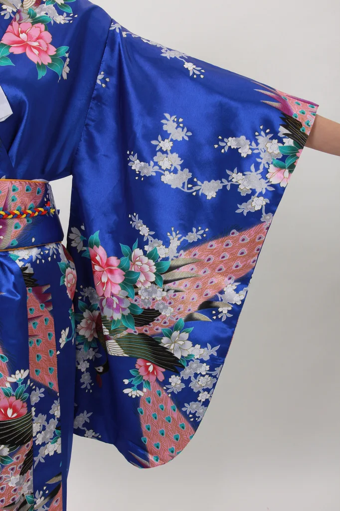 Традиционное китайское длинное платье женское атласное кимоно Халат|robe kimono|robe
