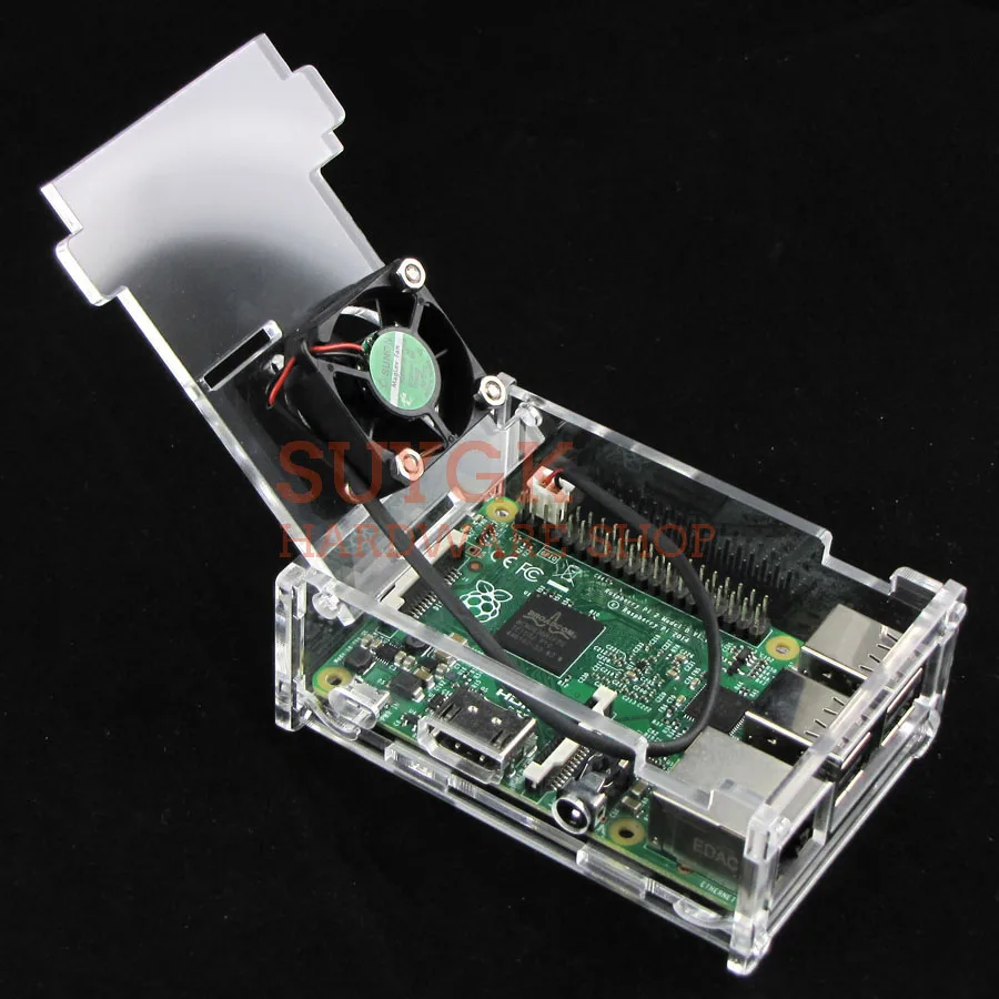 Прозрачный акриловый чехол для Raspberry PI 2 PI3 Model B 3B с чехлом корпуса накладка