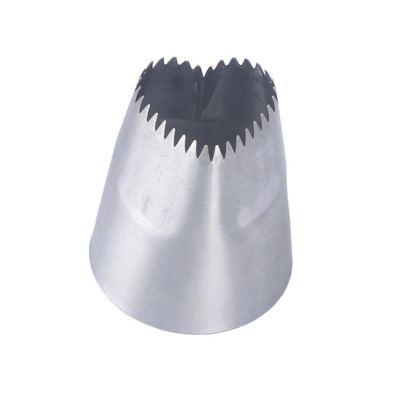 

Kitchen 1Pcs DIY Icing Pipe Nozzle Silver Love Shape Baking Accessories Cake Decoration Kitchen Accessories