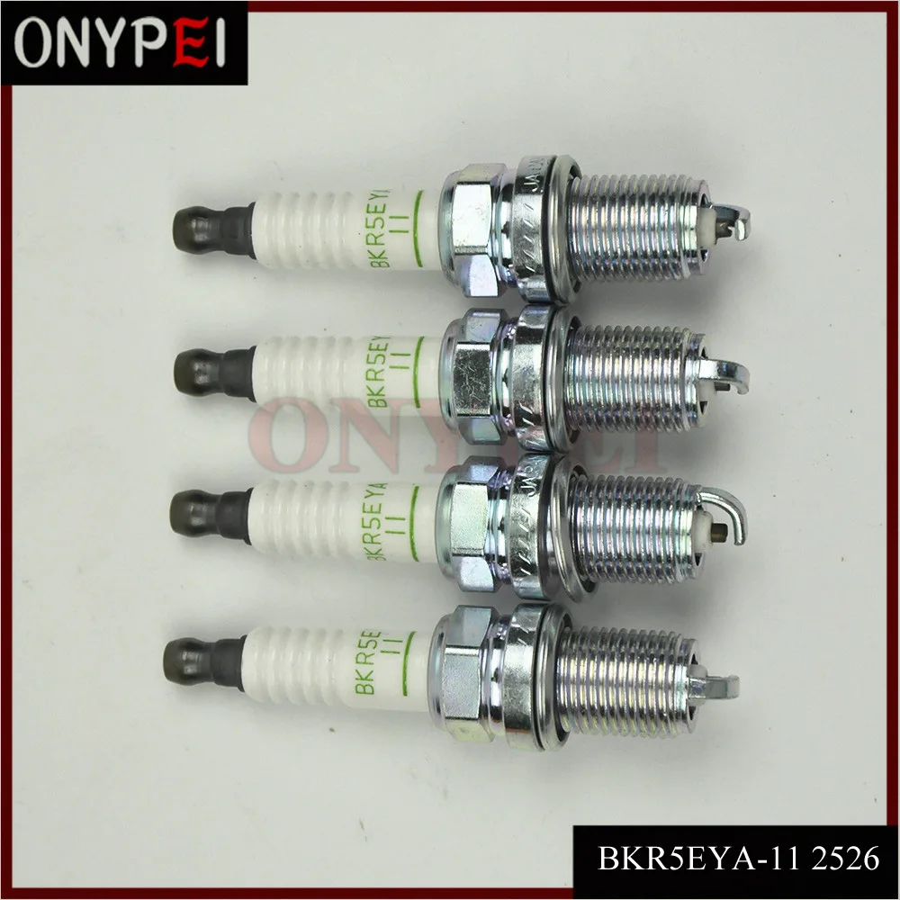 4 шт. BKR5EYA 11 2526 Свеча зажигания для Toyota Previa Tacoma Supra Paseo Lexus BKR5EYA11|Свечи и запальные