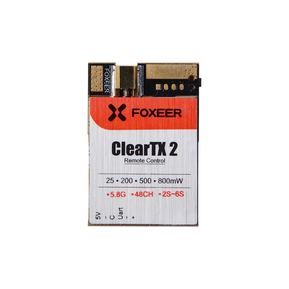 

Foxeer Cleartx 2 Image Transmission locking transmission.Frequency restrained channel interference RF design Uart Serial Port