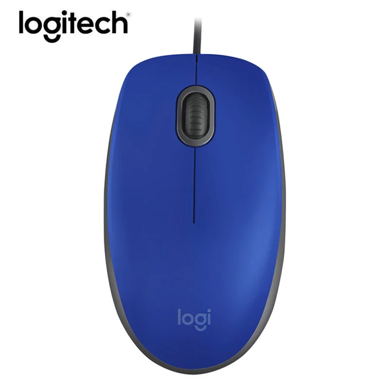 Logitech M110 проводной беззвучная мышь