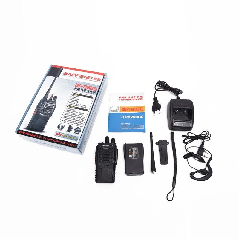 Портативная мини рация Baofeng портативная Pofung bf 888s UHF 5 Вт CB двусторонняя радиосвязь