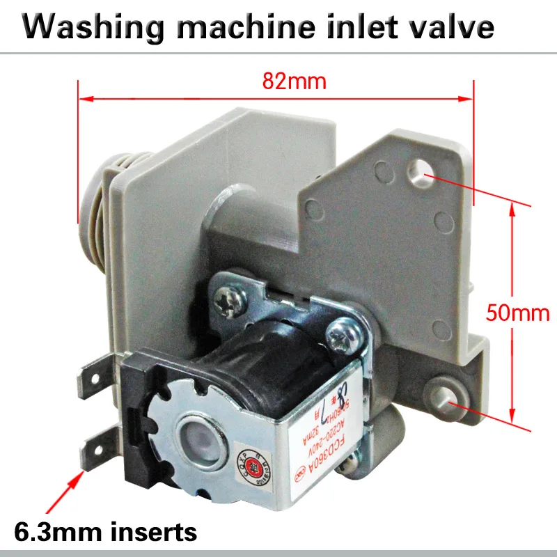 Автоматическая стиральная машина воды Впускной клапан впрыска воды электромагнитный клапан FCD-360A части стиральной машины