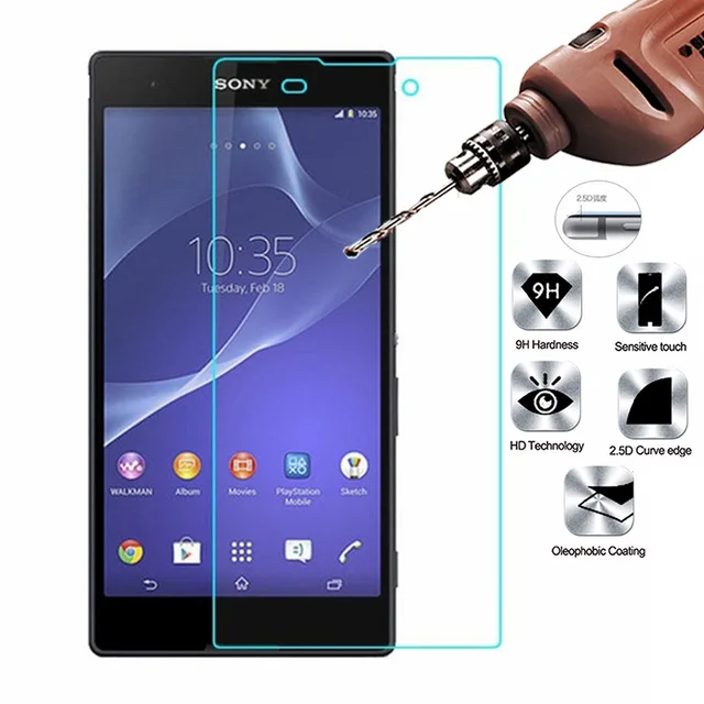 10 шт./лот 2.5D закаленное Стекло для sony Xperia E3 9 H Высокое качество взрывозащищенные